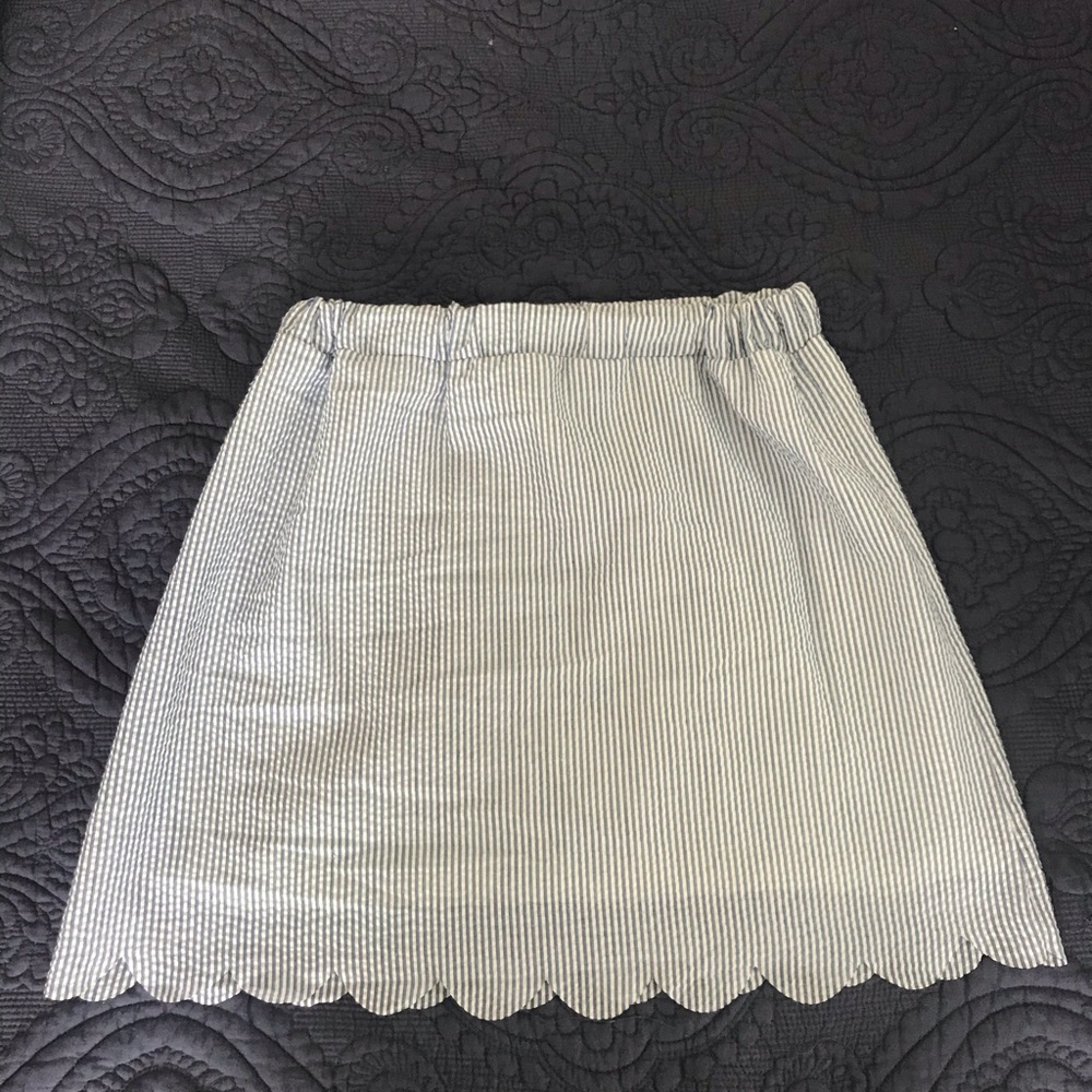 Striped mini skirt